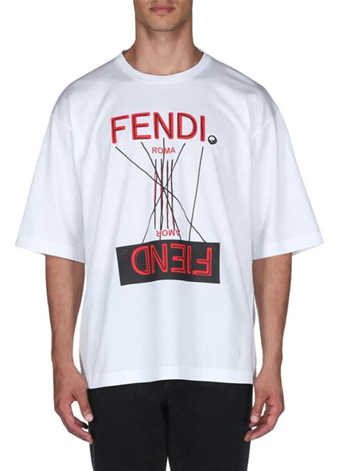 fendi eye men shirt|fendi fiend t shirt.